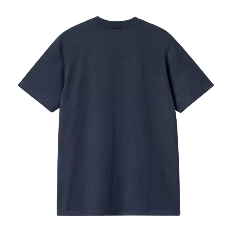 Carhartt - S/S Script T-Shirt - Air Force Blue / Malbec - T-Shirt