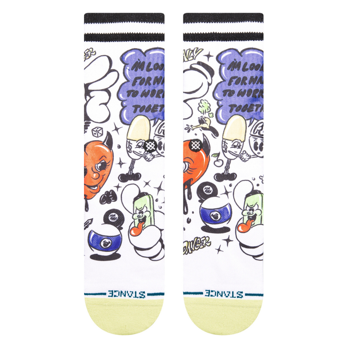 Stance - Daily Danger Crew - White - Socken