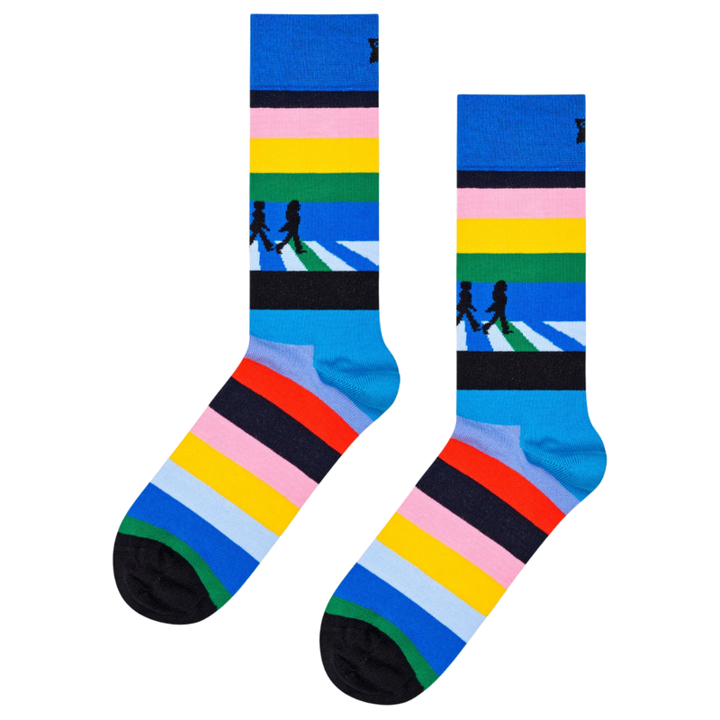 HappySocks - Beatles Legend Crossing Sock - Blue - Socken