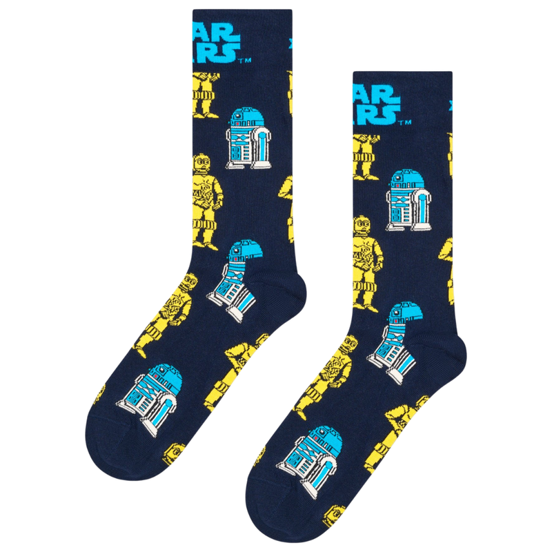 HappySocks - Star Wars R2D2 & C3PO Sock - Navy - Socken