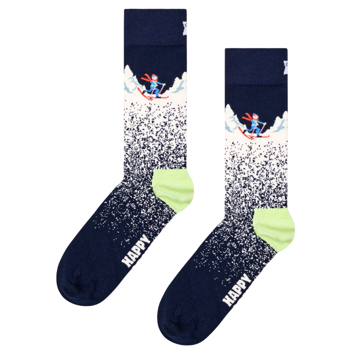 HappySocks - Snowy Night Sock - Navy - Socken