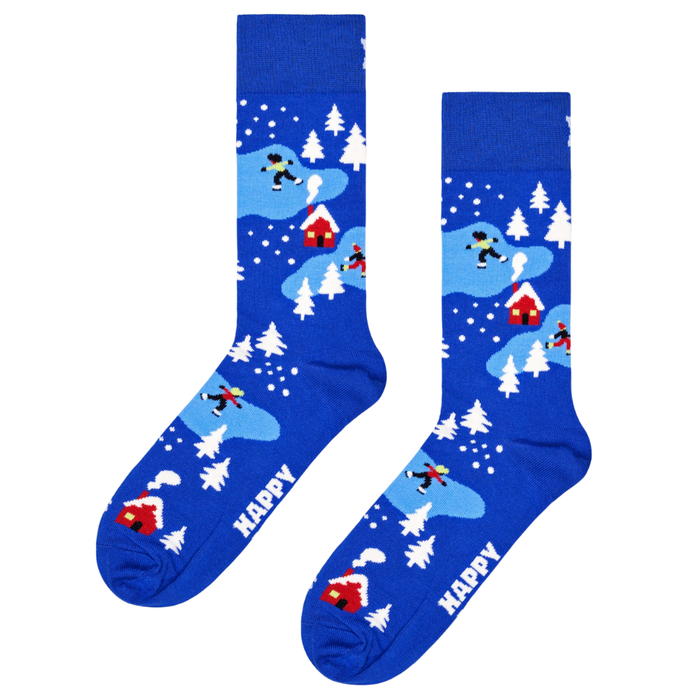 HappySocks - Winter Night Sock - Blue - Socken