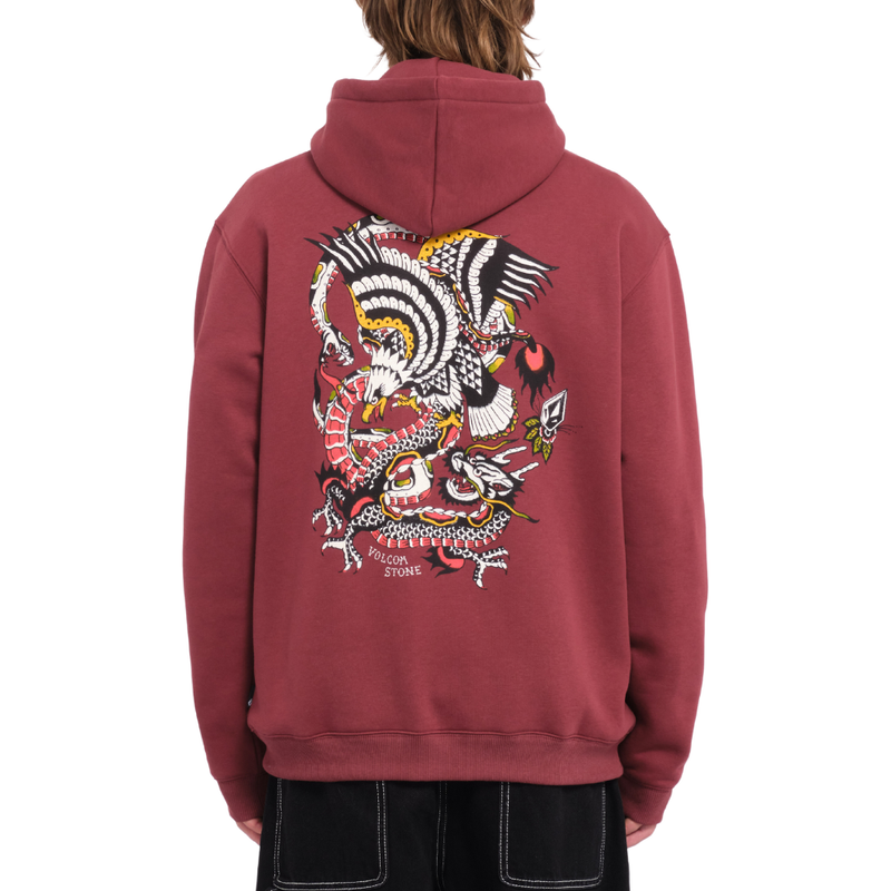 Volcom - Lintell Classic Po - Merlot - Hoodie