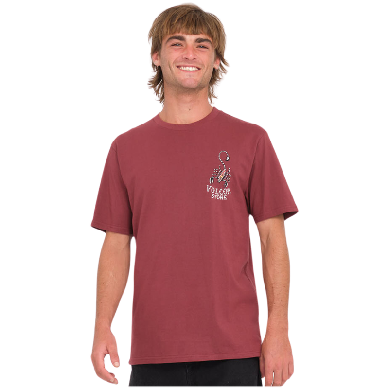 Volcom - Lintell Classic Sst - Merlot - T-Shirt