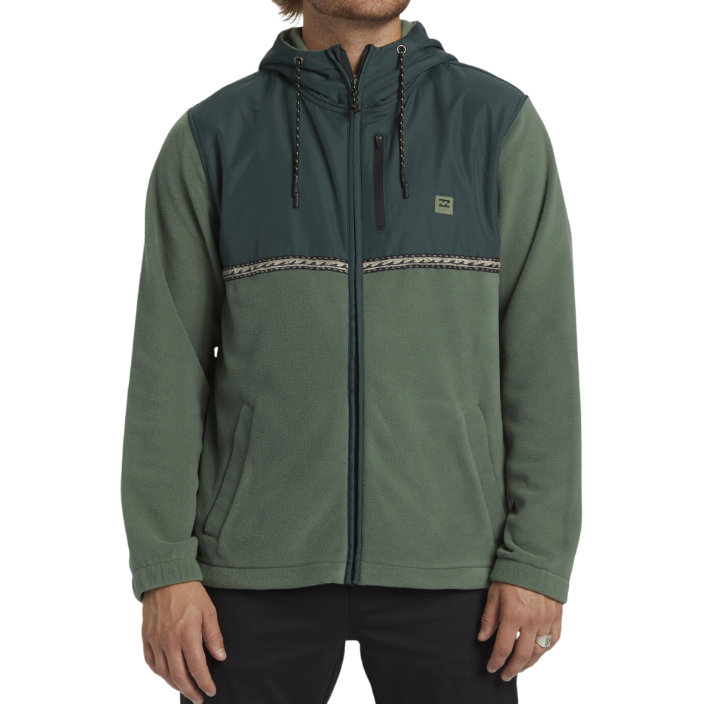 Billabong - Boundary Lite Zip - Forest Green - Fleece Jacke