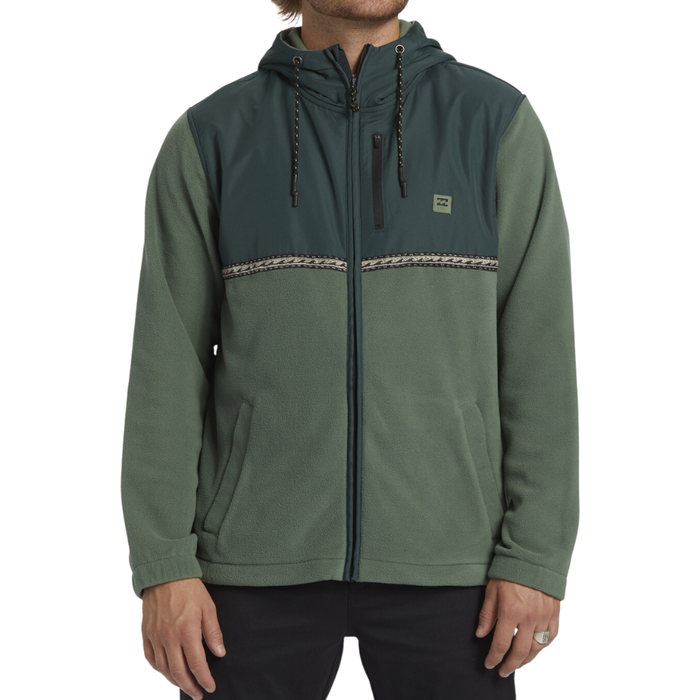 Billabong - Boundary Lite Zip - Forest Green - Fleece Jacke