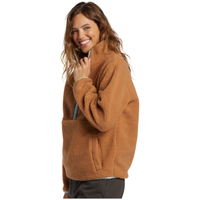 Billabong - Horizon Mock Neck - Sandalwood - Fleece Sweater