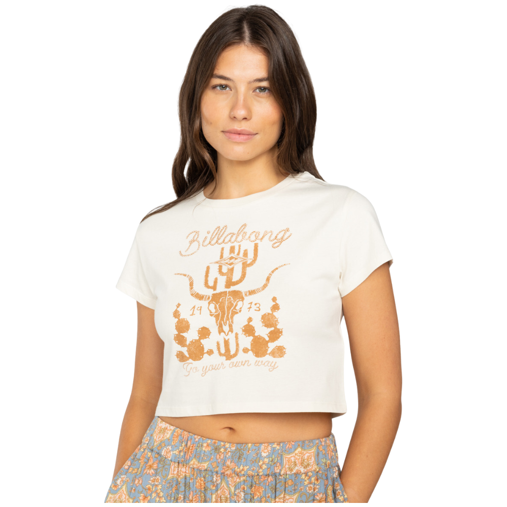 Billabong - Go Your Own Way - White Cap - Crop Top