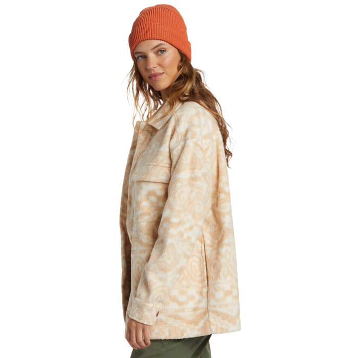 Billabong - Happy Camper Shacket - Wet Sand - Fleece Hemd