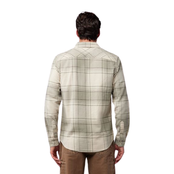 Fox - Traildust Flannel - Cream - Langarmhemd