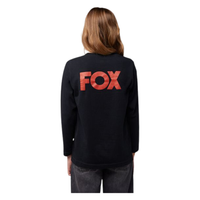 Fox - Yth Heritage LS Tee - Black - T-Shirt Langarm