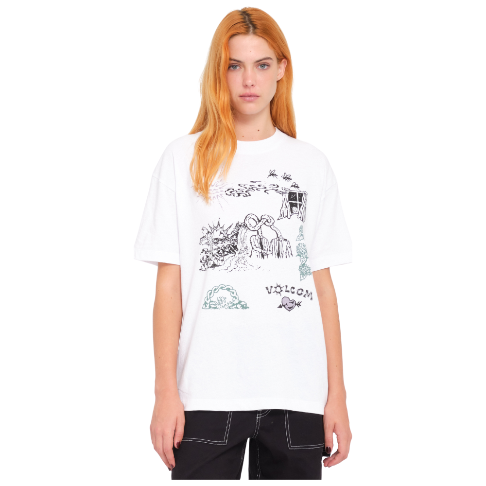 Volcom - Fa Keutchi Tee - White - T-Shirt