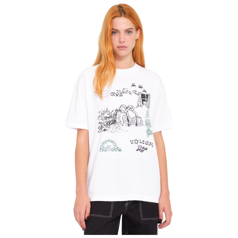 Volcom - Fa Keutchi Tee - White - T-Shirt