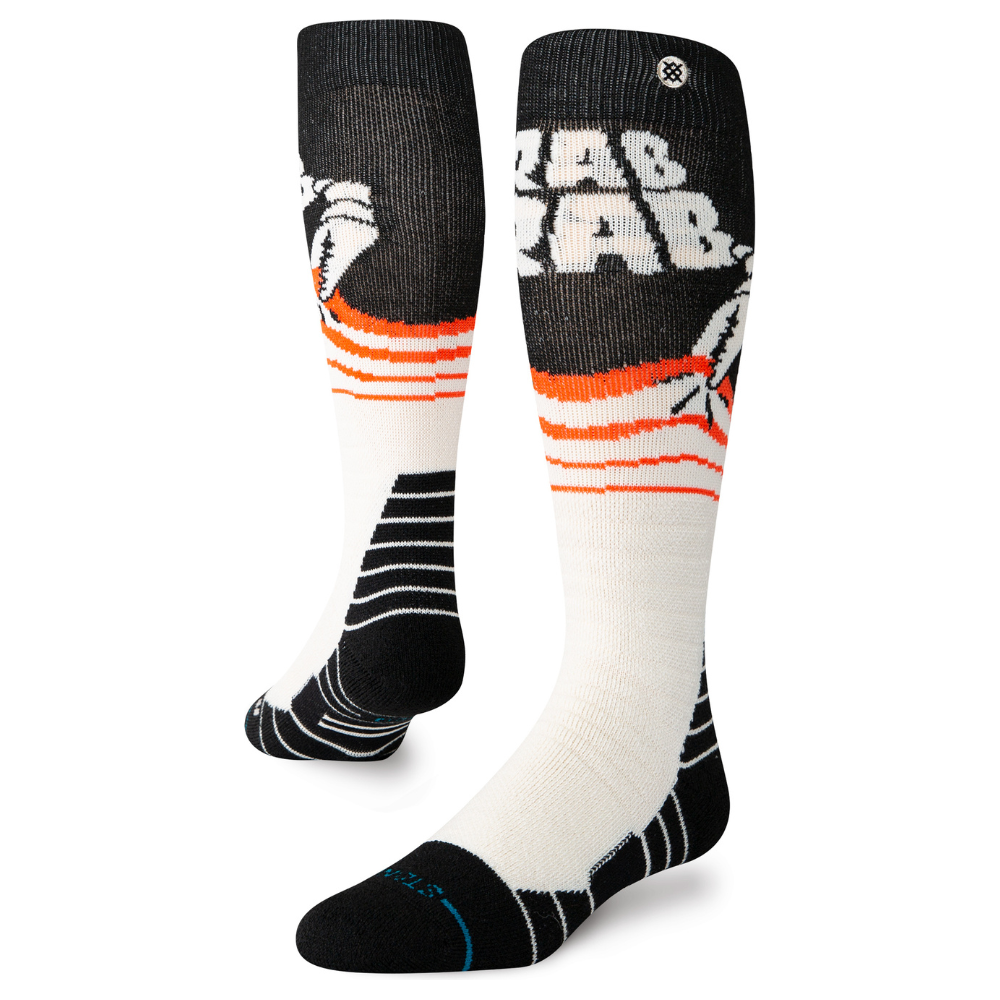 Stance - Crab Grab Mid Poly Snow - Cream - Snowboard-Socken