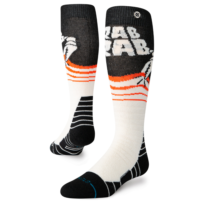 Stance - Crab Grab Mid Poly Snow - Cream - Snowboard-Socken