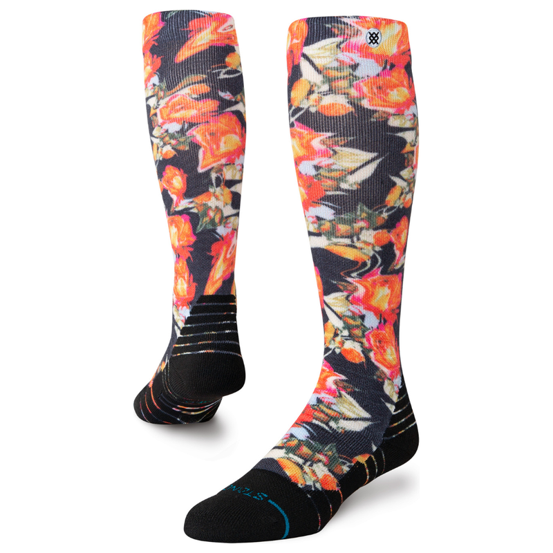 Stance - Torque Mid Poly Snow - Black - Snowboard-Socken