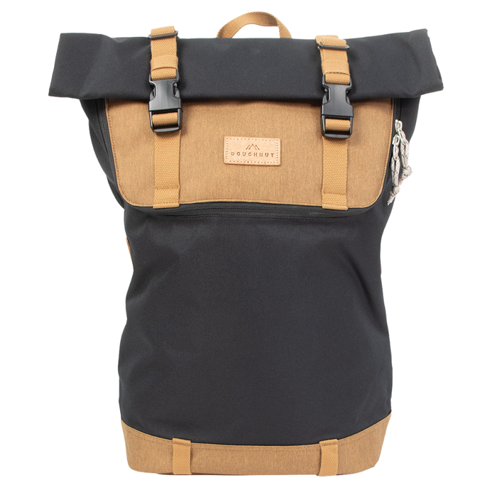 Doughnut - Christopher Euro Backpack Rolltop Backpack  - black x khaki - Rucksack