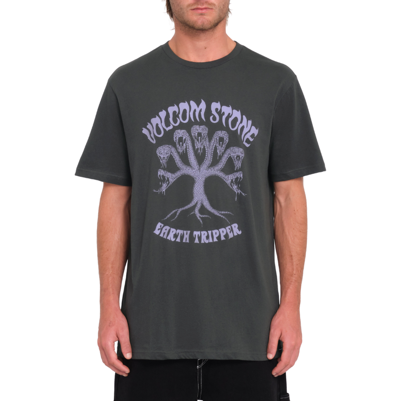 Volcom - Feeding Tree Sst - Stealth - T-Shirt