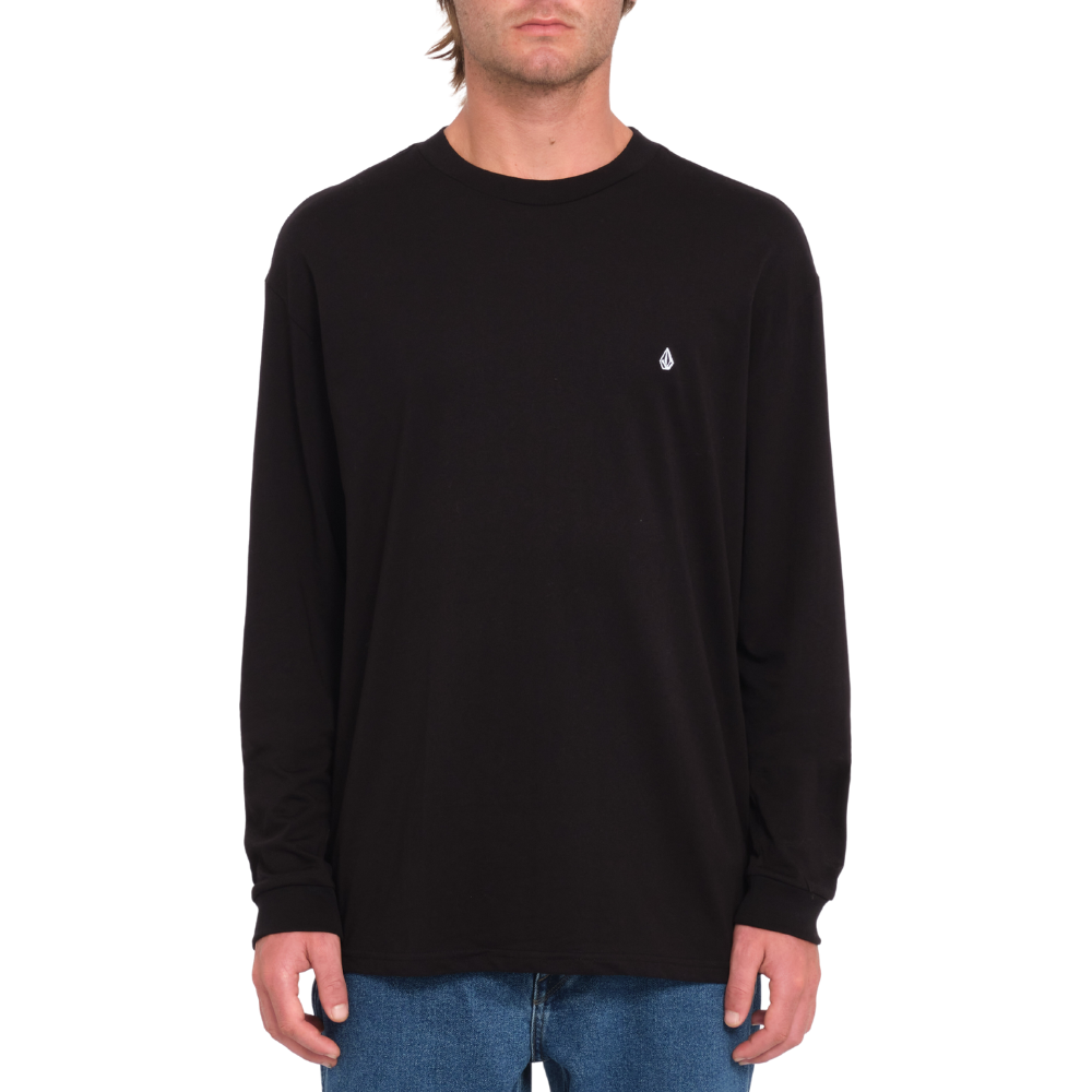 Volcom - Stone Blanks Bsc Lst - Black - T-Shirt Langarm