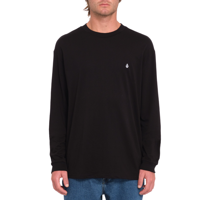 Volcom - Stone Blanks Bsc Lst - Black - T-Shirt Langarm