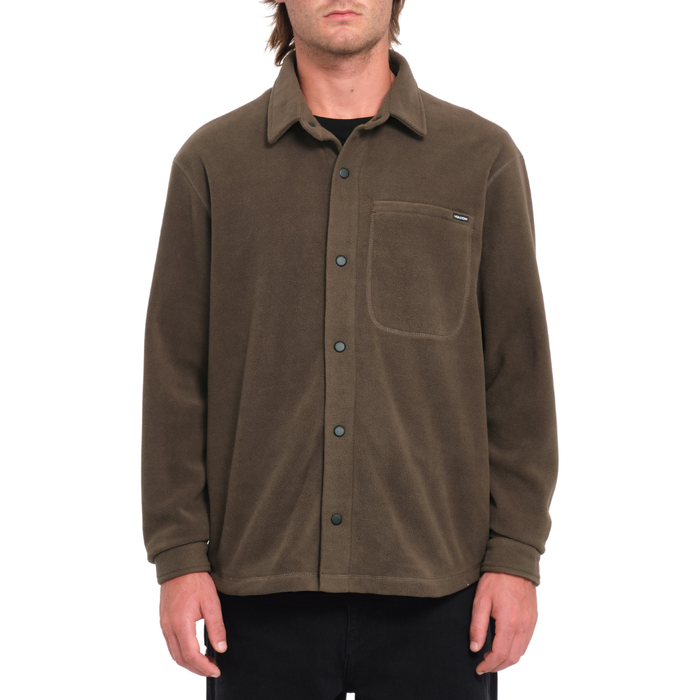 Volcom - Bowered Light Ls - Wren - Fleece Hemd