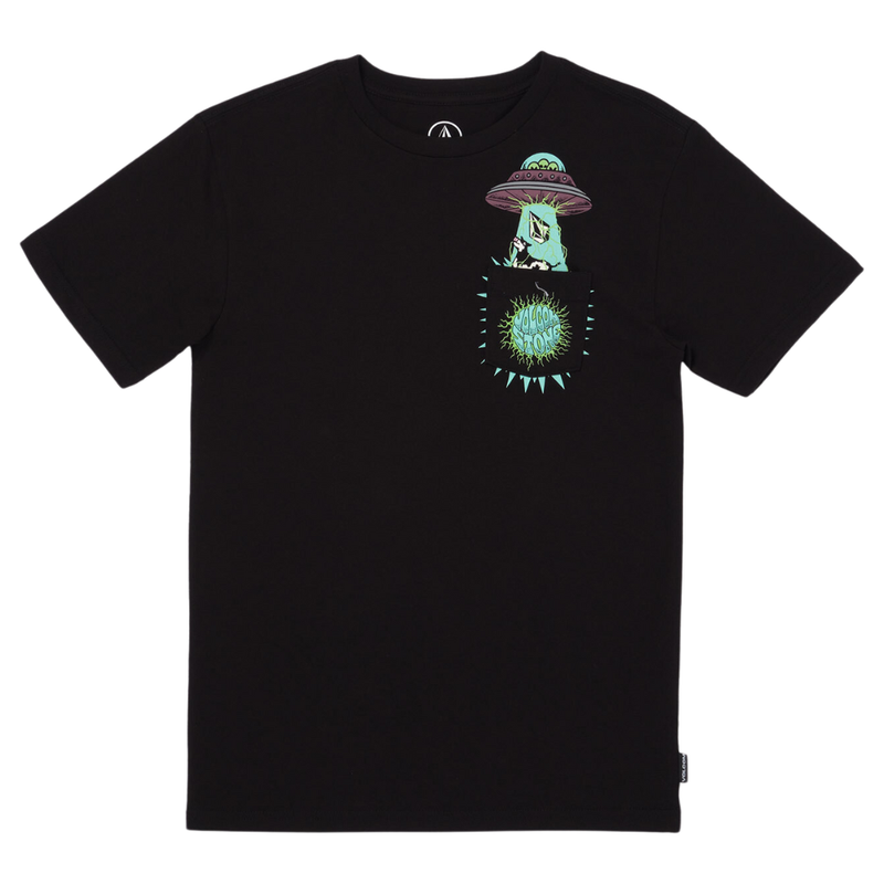 Volcom - Udder Space Sst - Black - T-Shirt