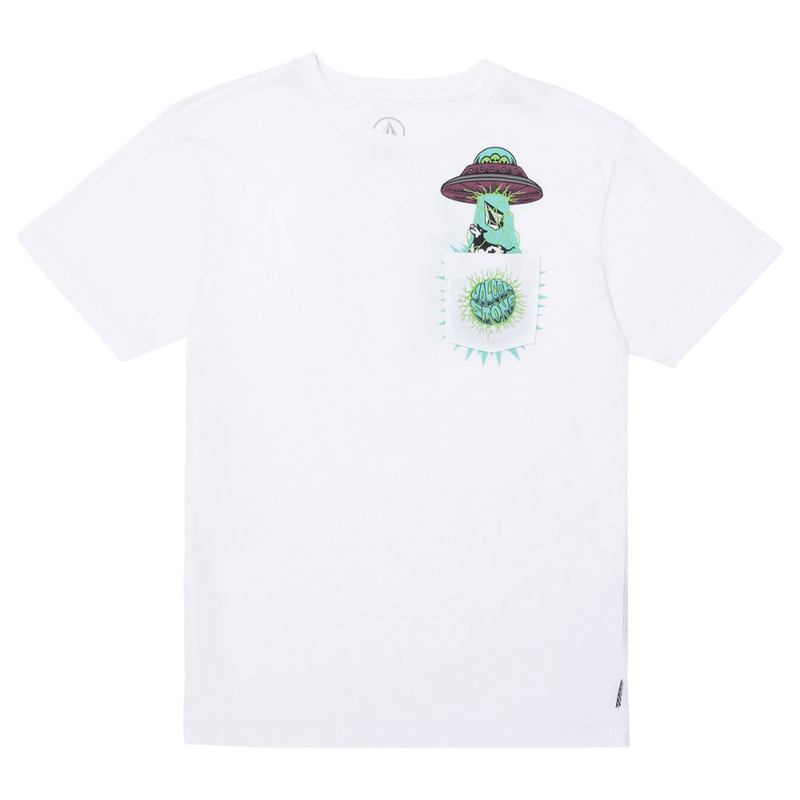 Volcom - Udder Space Sst - White - T-Shirt