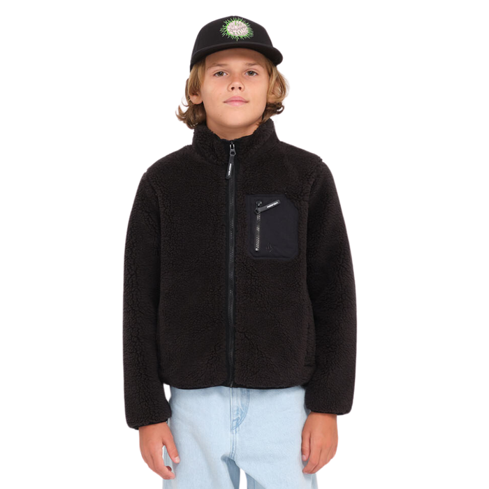 Volcom - Muzzer Fuzzar Zip - Black - Winterjacke