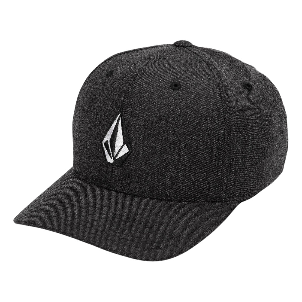 Volcom - Full Stone Hthr Flexfit Hat - Charcoal Heather - Flexfit Cap