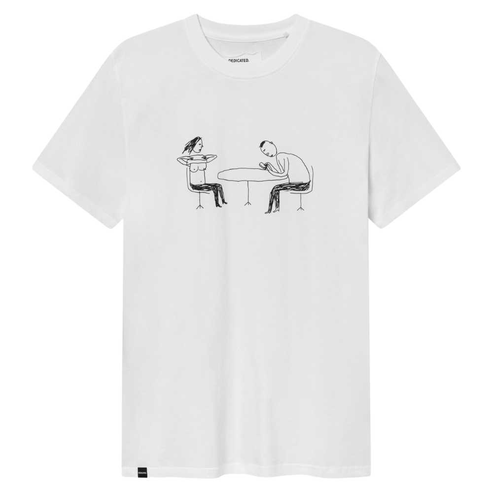 Dedicated - Stockholm Phoney Date - White - T-Shirt