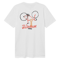 Dedicated - Stockholm Velolotion - White - T-Shirt