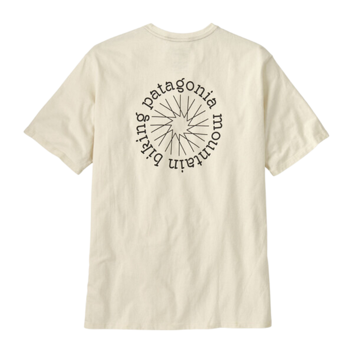 Patagonia - Ms Spoke Stencil Responsibili-Tee - Birch White - T-Shirt