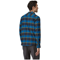 Patagonia - Ms Canyonite Flannel Shirt - Cliffs Edge: Endless Blue - Langarmhemd