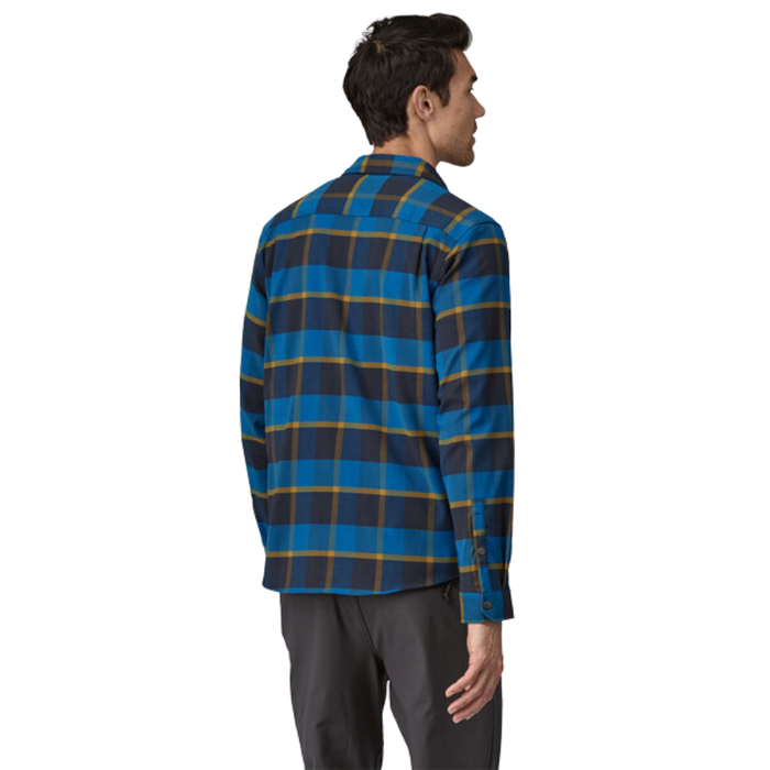 Patagonia - Ms Canyonite Flannel Shirt - Cliffs Edge: Endless Blue - Langarmhemd