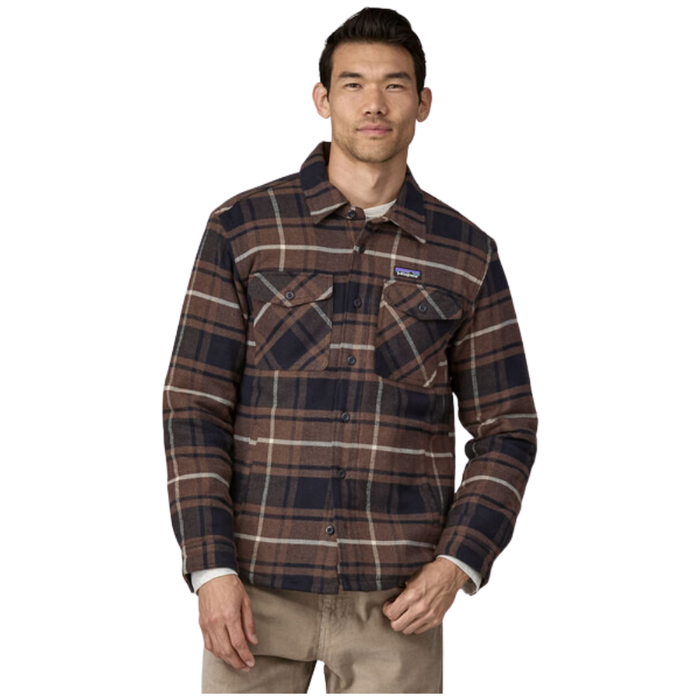 Patagonia - Ms LW Insulated Fjord Flannel Shirt - Outdoor: Molasses Brown - Fleece Hemd