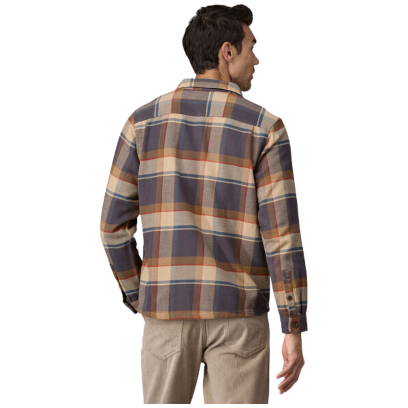 Patagonia - Ms Fjord Flannel Shirt - Sunrise Ridge: Forge Grey - Langarmhemd