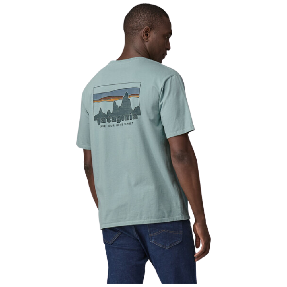 Patagonia - Ms 73 Skyline Organic T-Shirt - Thermal Blue - T-Shirt