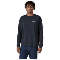 Patagonia - Ms L/S P-6 Logo Responsibili-Tee - New Navy - T-Shirt Langarm