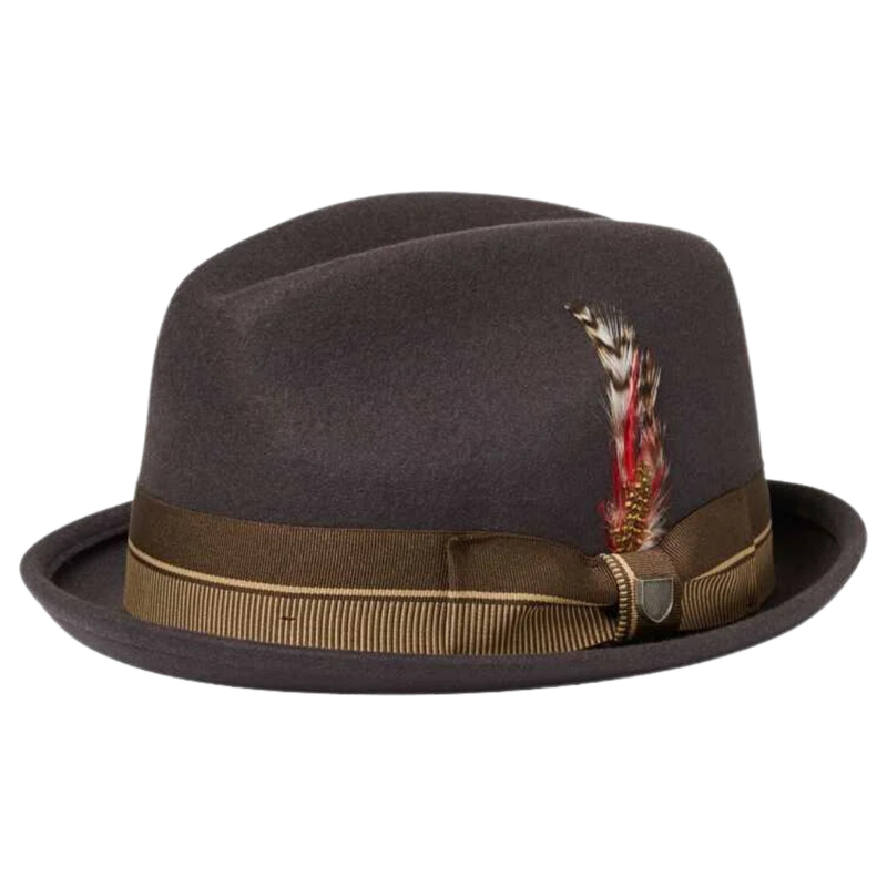 Brixton - 20Th Anniversary Gain Fedora - Chocolate/Gold - Hut