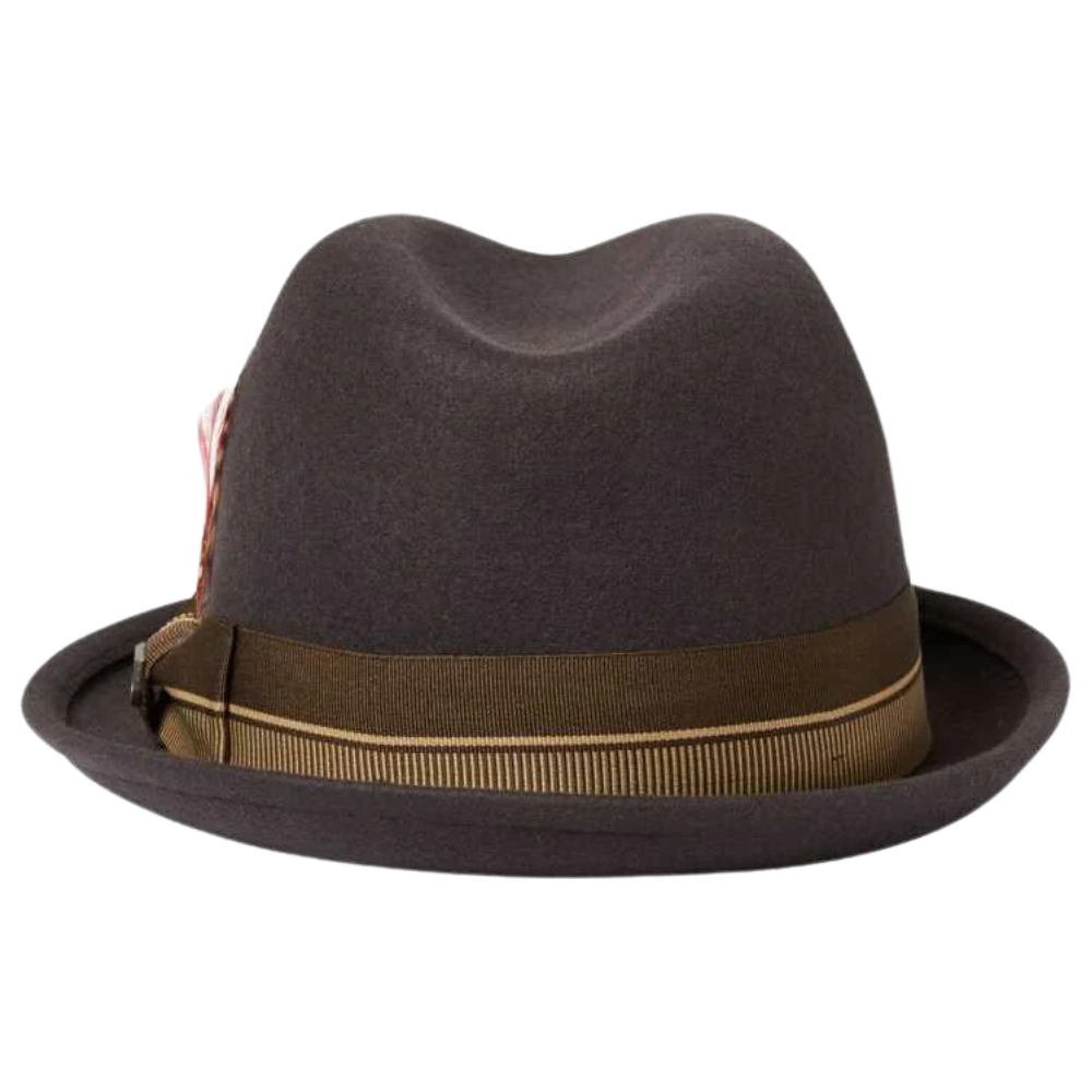 Brixton - 20Th Anniversary Gain Fedora - Chocolate/Gold - Hut