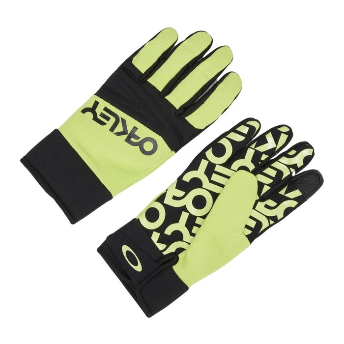 Oakley - Factory Pilot Core Glove - Black/Lt Green - Pipe-Handschuh