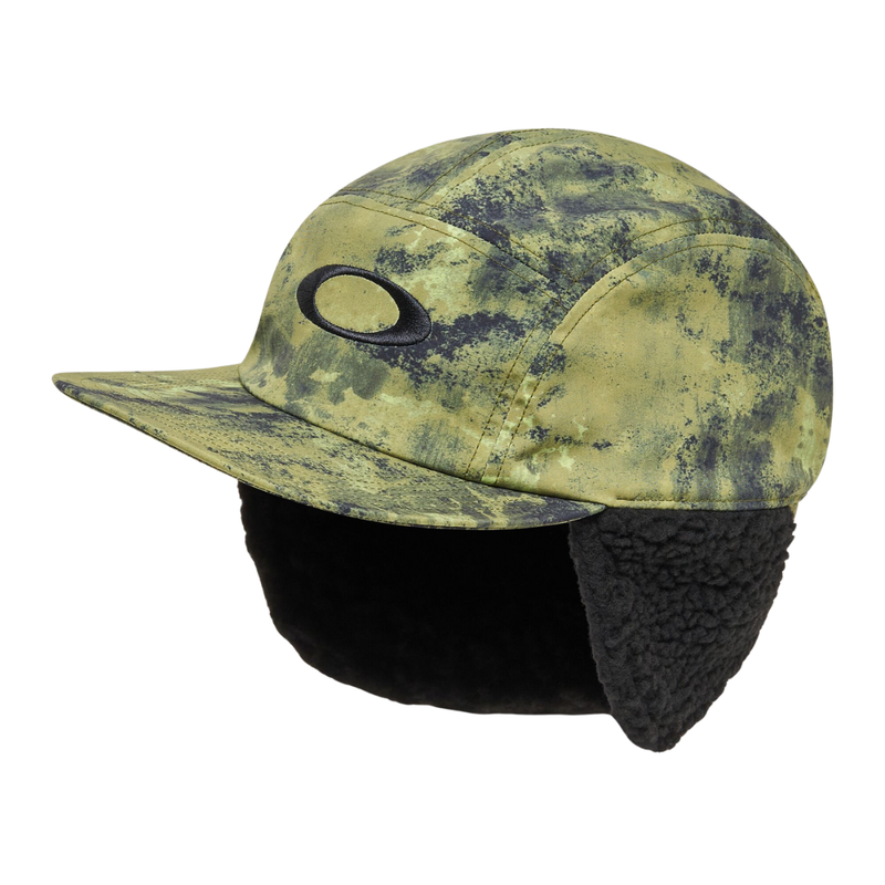 Oakley - Tc Rykkinn Flaps Cap - Oxidation Print Green - 5-Panel Cap