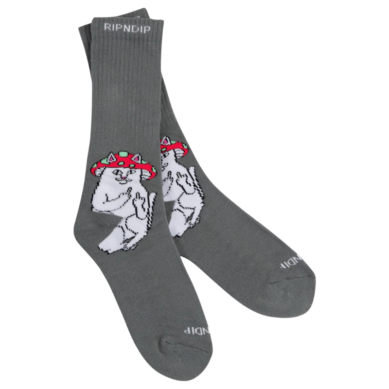 Rip N Dip - Lord Shroomy Socks - Charcoal - Socken