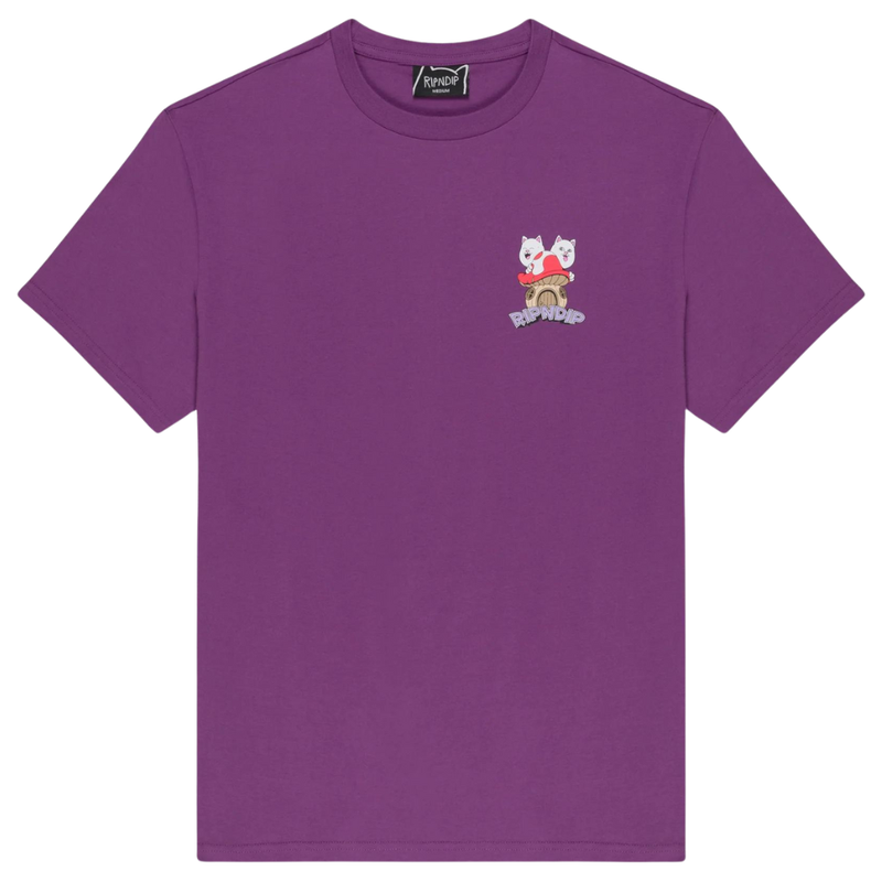 Rip N Dip - Shroom House  - Plum - T-Shirt