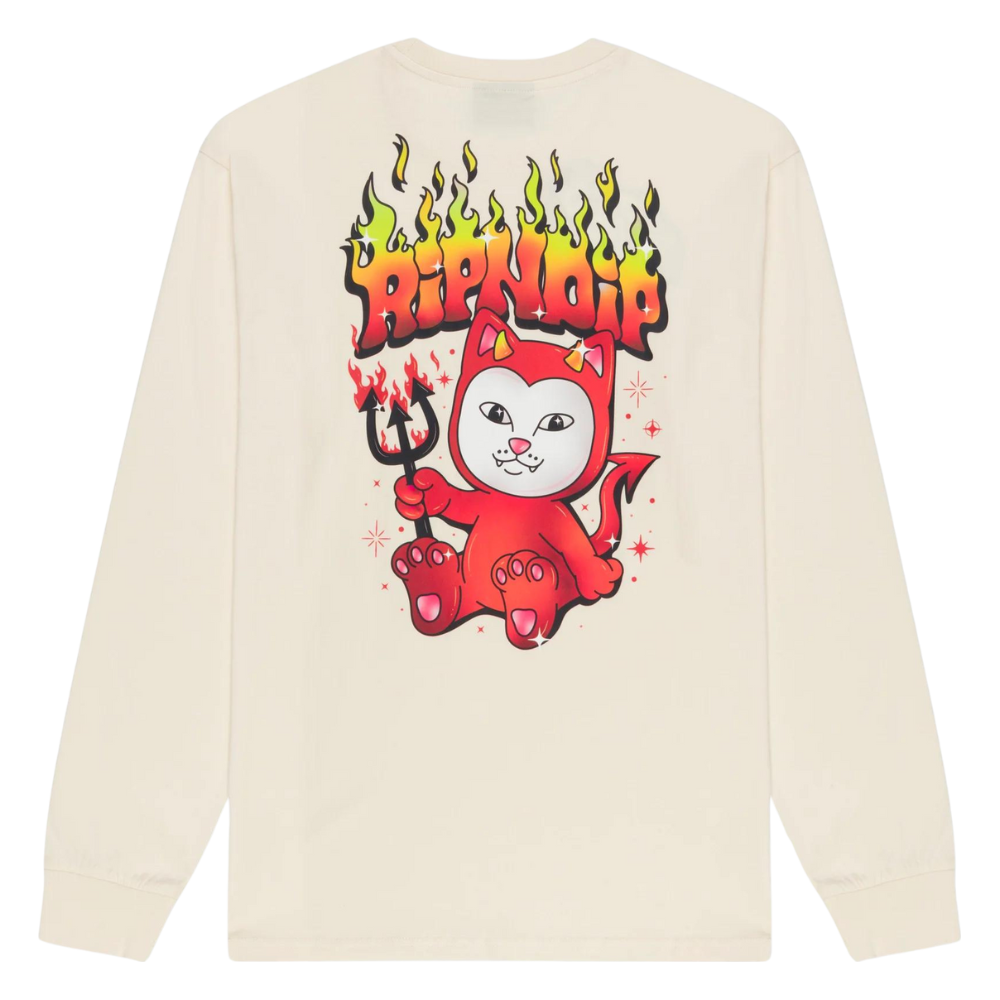 Rip N Dip - Scary Cute  - Natural - Crew Sweater