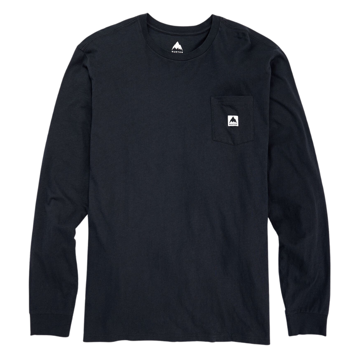 Burton - Colfax Long Sleeve T-Shirt - True Black - T-Shirt Langarm