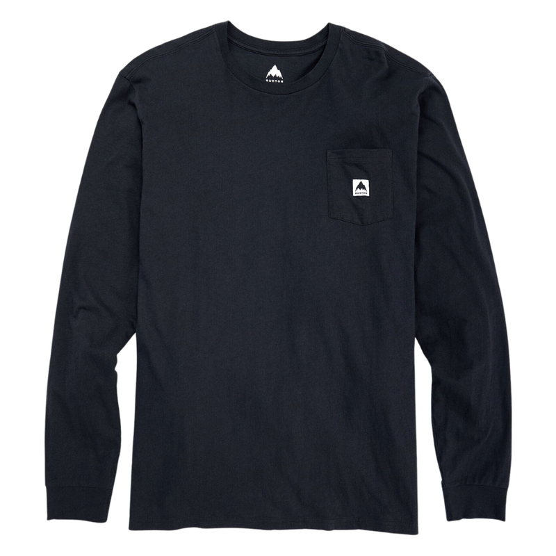 Burton - Colfax Long Sleeve T-Shirt - True Black - T-Shirt Langarm