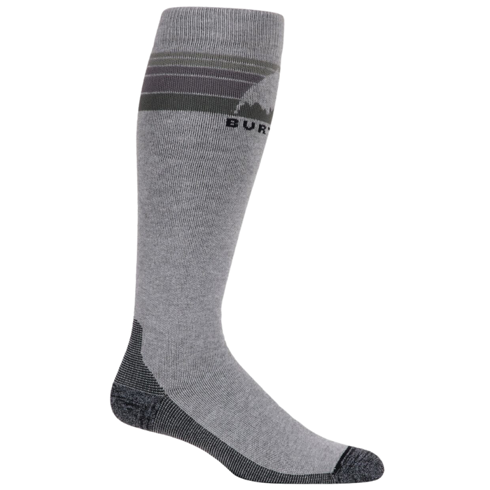 Burton - Mens Emblem Midweight Sock - Gray Heather - Snowboard-Socken