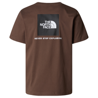 The North Face - M S/S Redbox Tee - Smokey Brown/TNF Black - T-Shirt