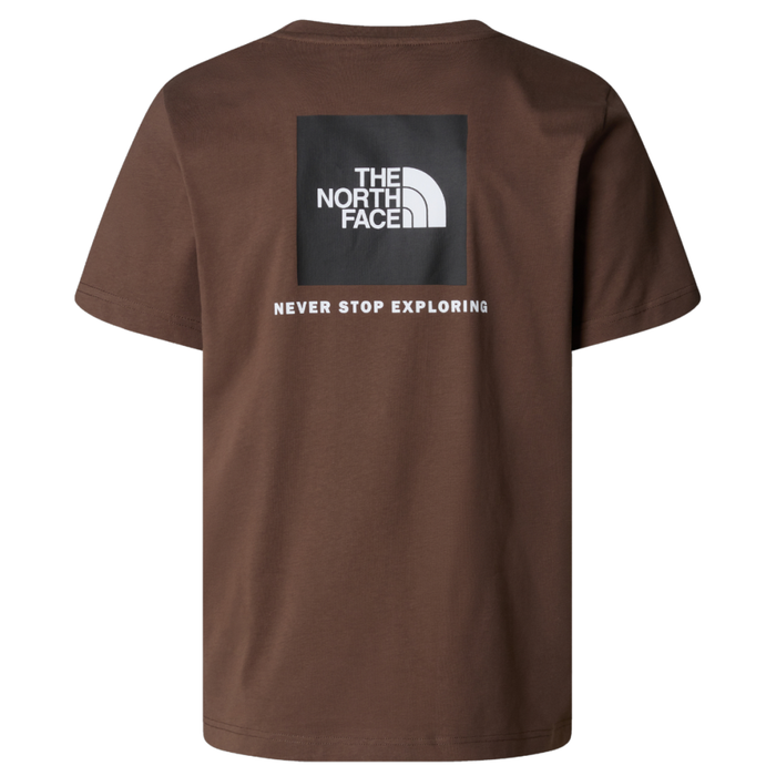 The North Face - M S/S Redbox Tee - Smokey Brown/TNF Black - T-Shirt